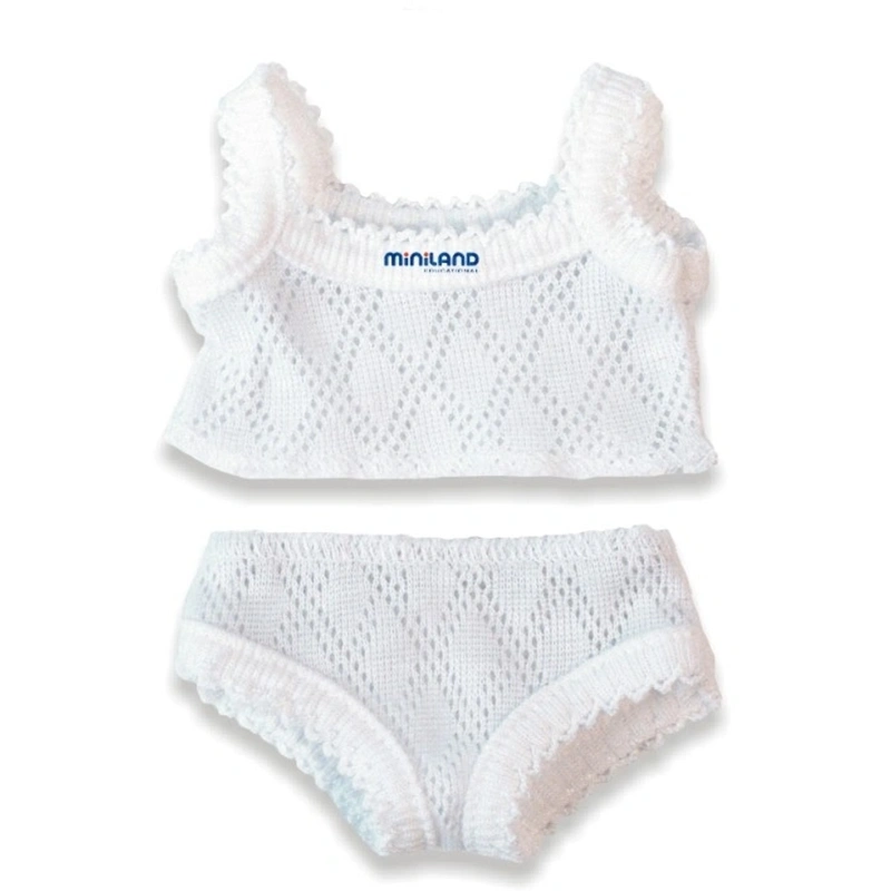 Hainute si accesorii pentru papusi - Set lenjerie intima papusi 21 cm Miniland