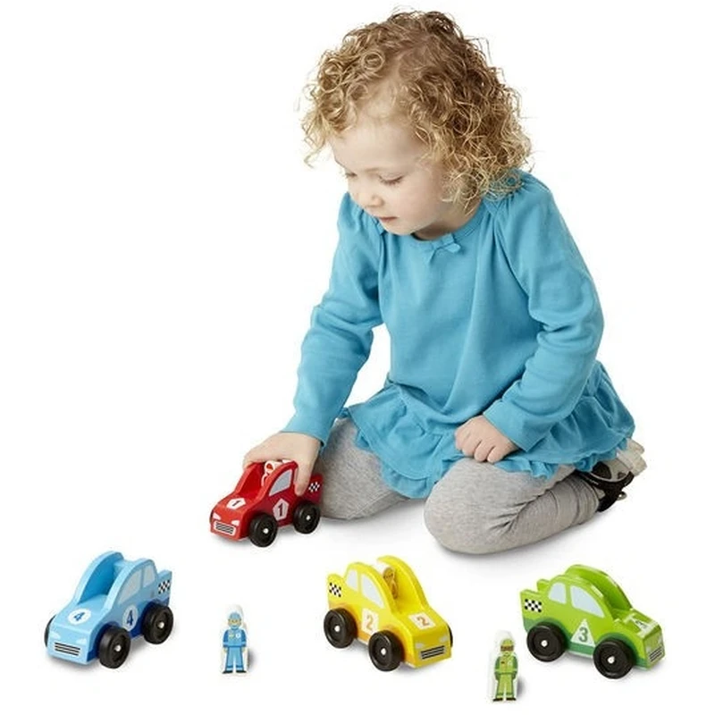 Set masinute de curse din lemn Melissa and Doug [2]