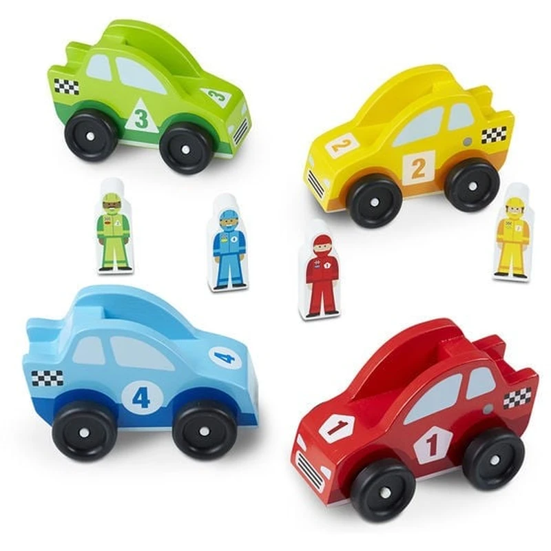 Set masinute de curse din lemn Melissa and Doug [1]