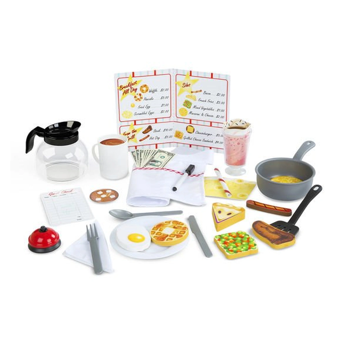 Fructe, legume, alimente - Set Ne jucam de-a Restaurantul - Melissa & Doug