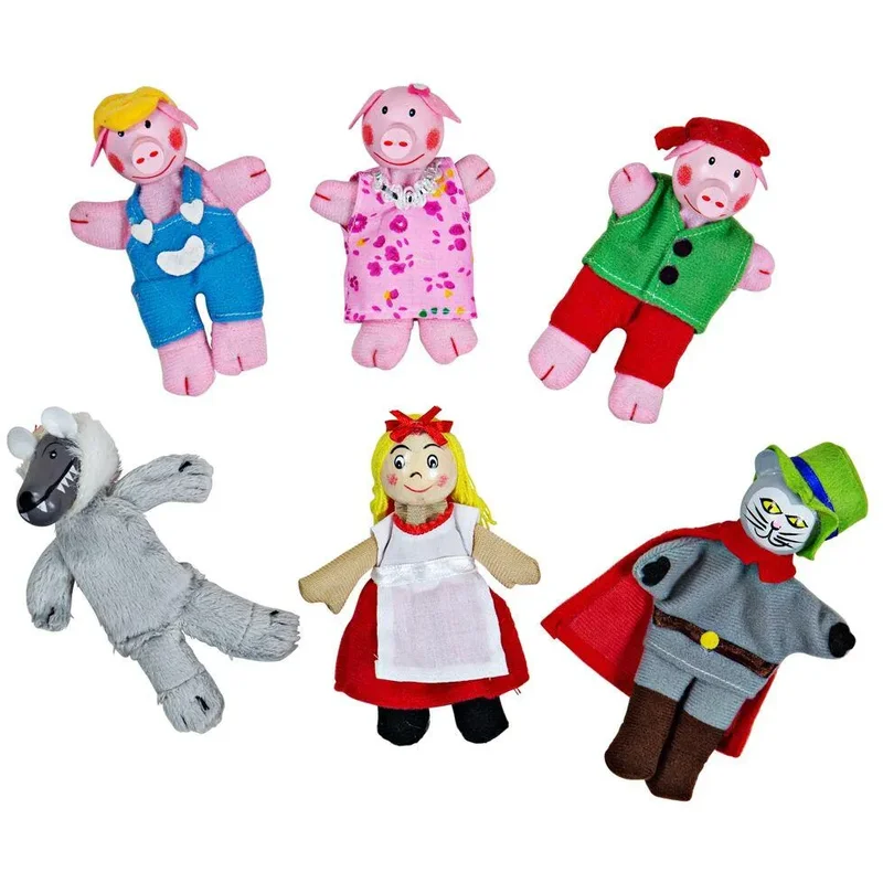 Papusi de mana - Set papusi degetar - Povestile copilariei