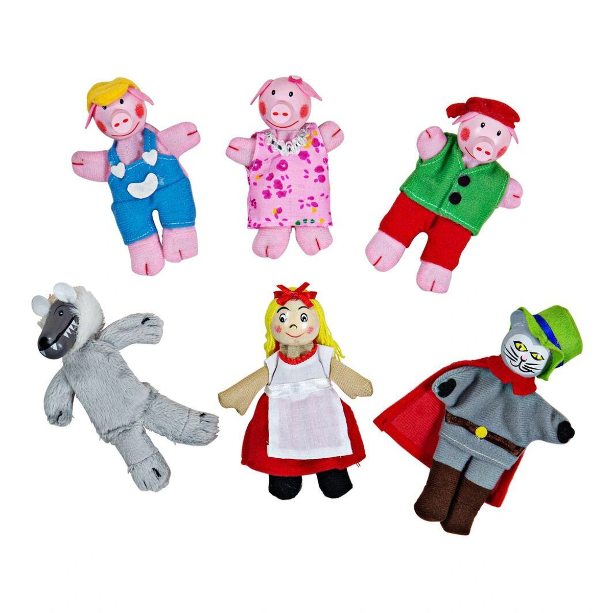 Papusi de mana - Set papusi degetar - Povestile copilariei