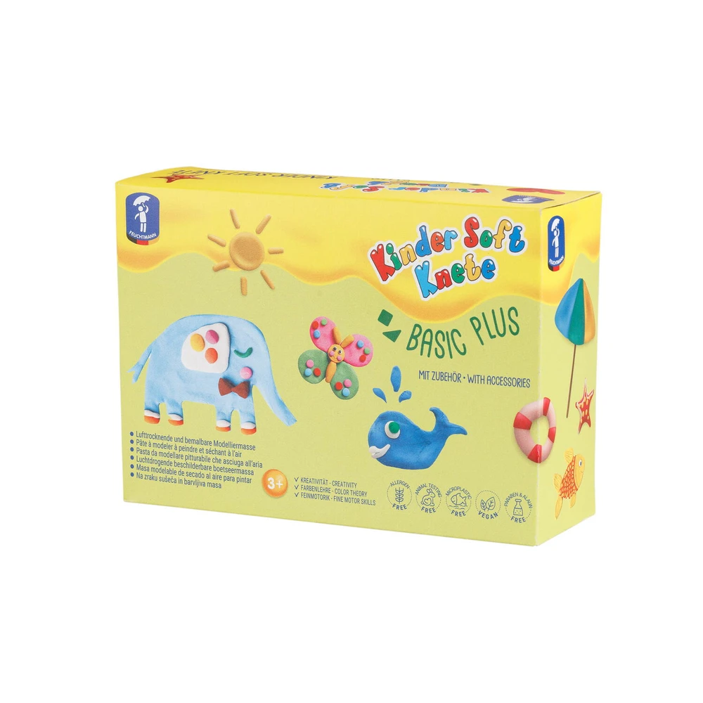 Jocuri si creativitate - Plastilina Kinder Basic Plus 3 ani+ | Creativitate si joaca