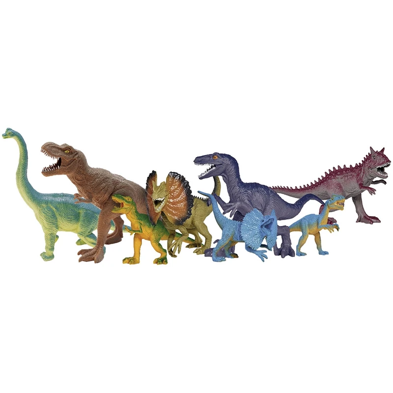 Lumea preistorica - Set Simba Big Dino cu 8 dinozauri