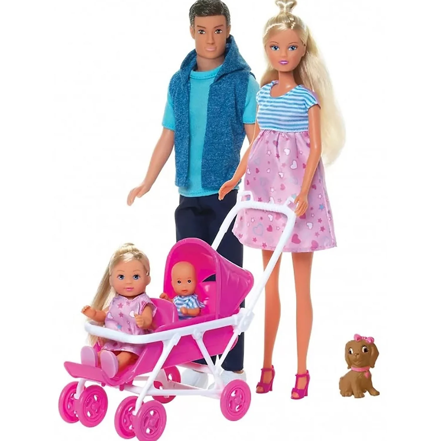 Set Simba Steffi Love Welcom Surprise Family Papusi Steffi Love - Set Simba Steffi Love Welcom Surprise Family