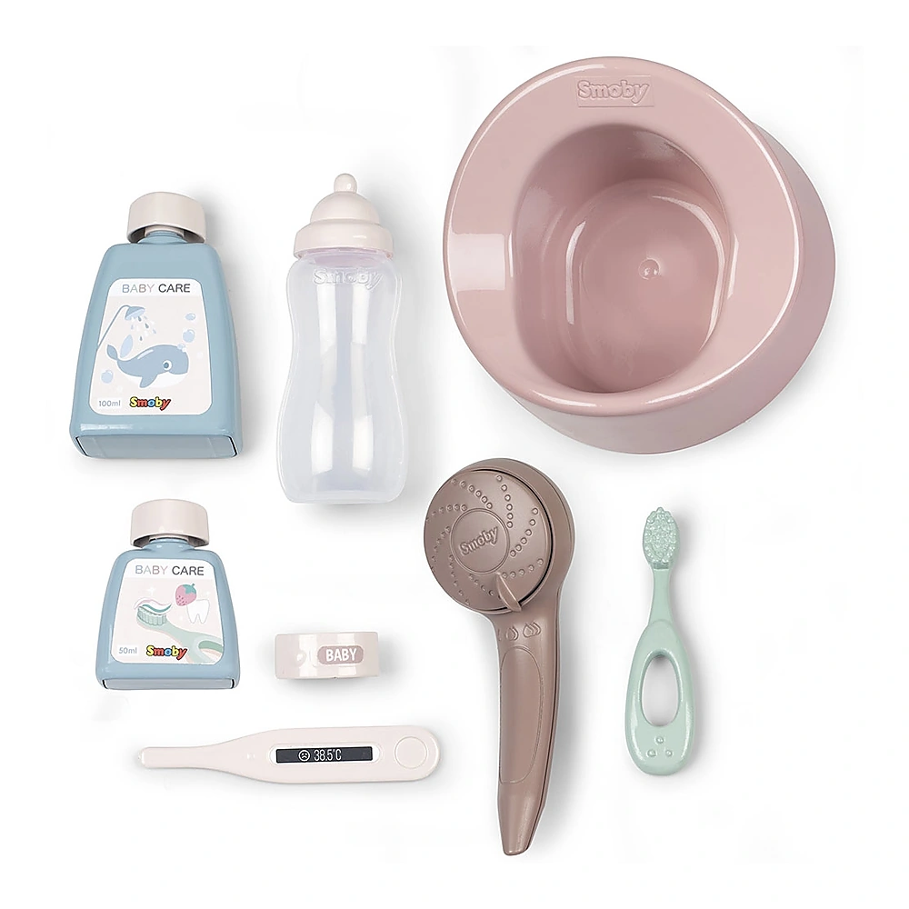 Set Smoby Baby Nurse cadita, olita si accesorii pentru papusi [3]