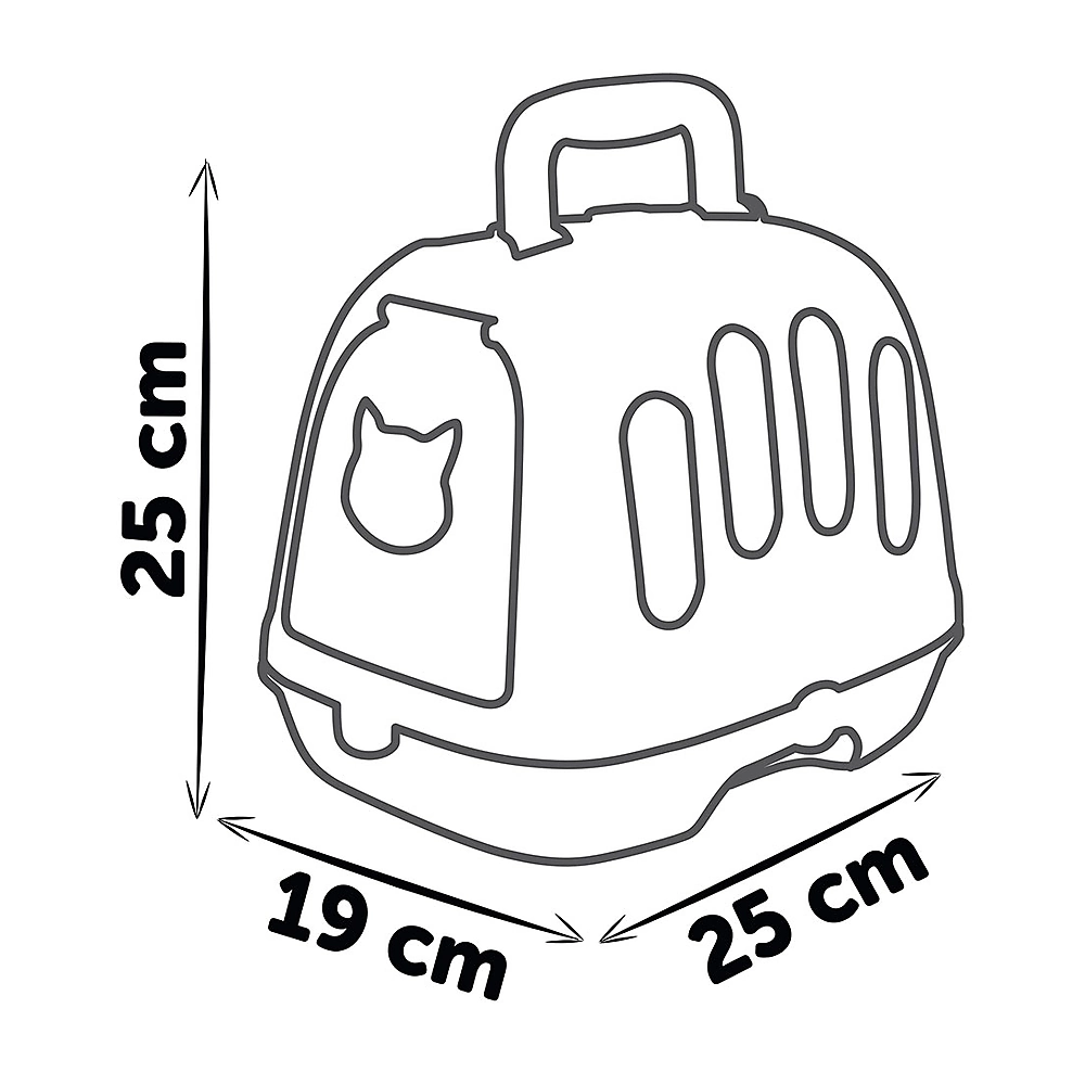 Set Smoby Veterinary Case, trusa veterinar cu pisica, cusca de transport si accesorii [3]