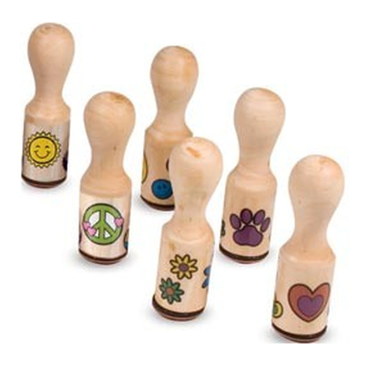 Stampile si abtibilduri - Set stampile Happy Handle Deluxe Melissa and Doug