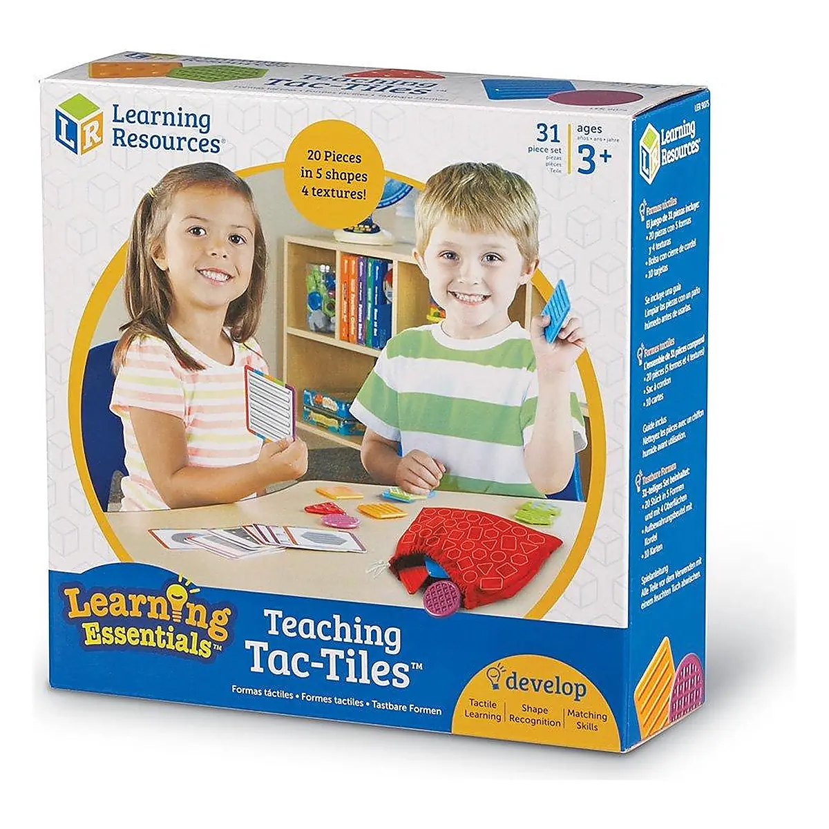 Jucarii educative - Set tactil - Texturi si forme Learning Resources 7 ani