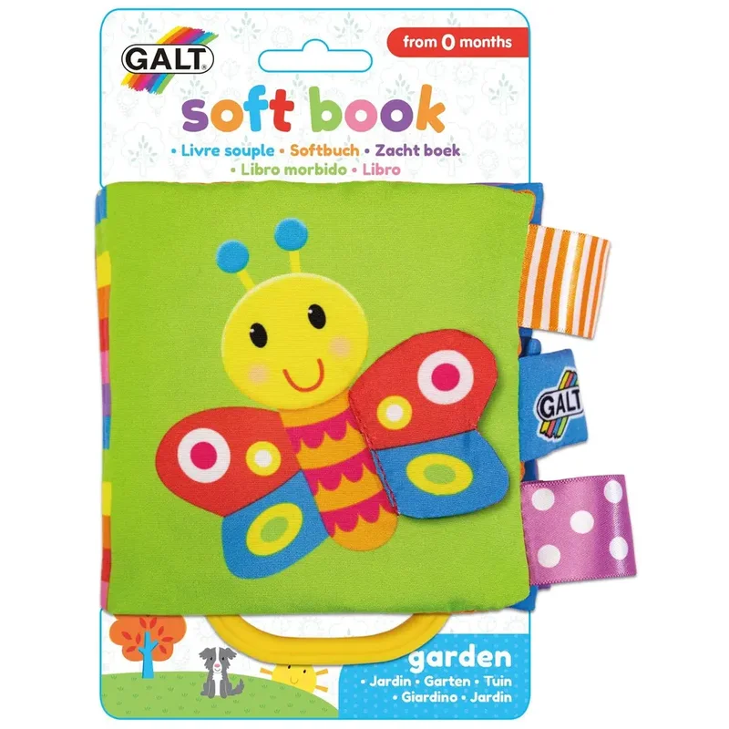 Jucarii de plus - Soft Book: Carticica moale Garden