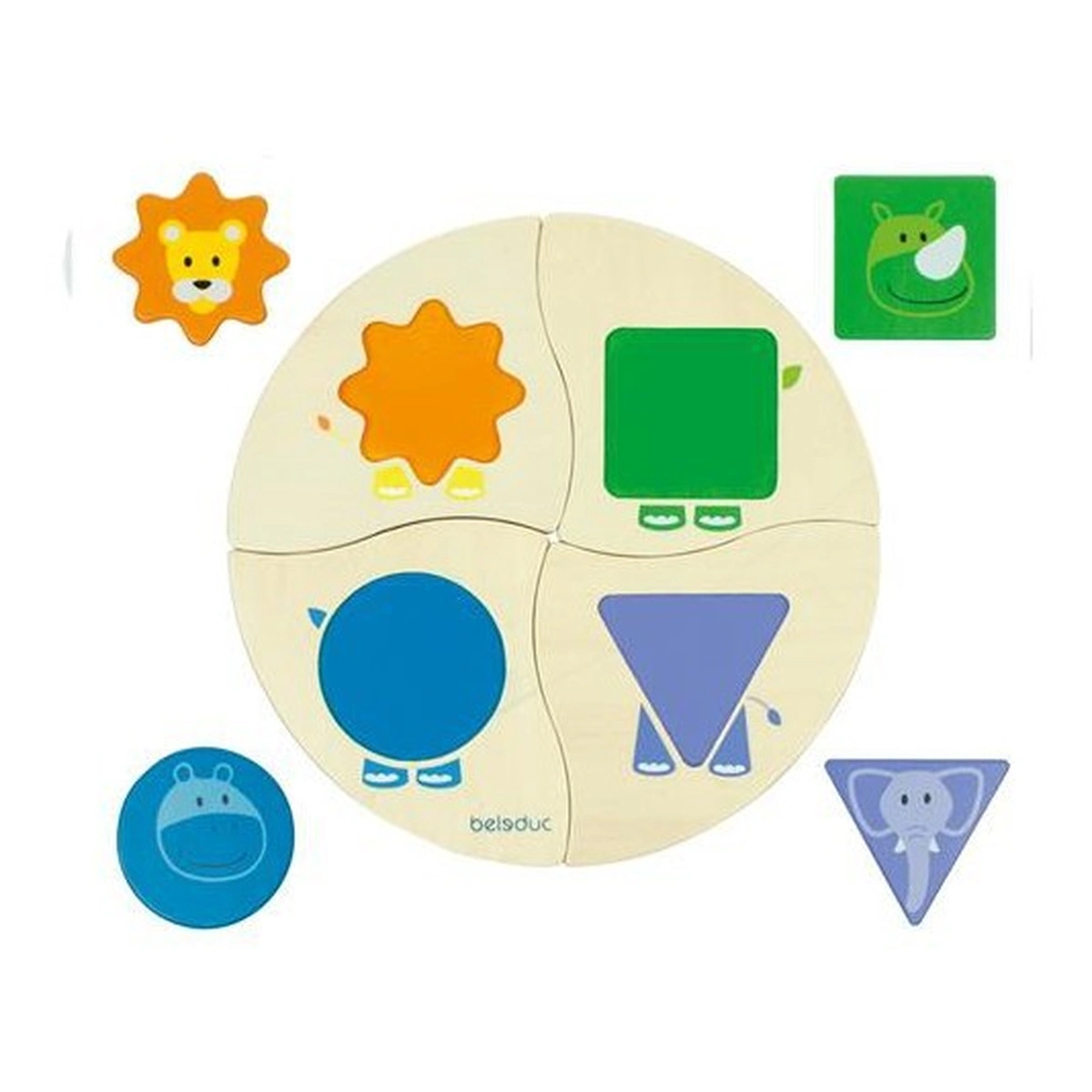 Jucarii interactive - Sortator forme geometrice Funny Four - Beleduc