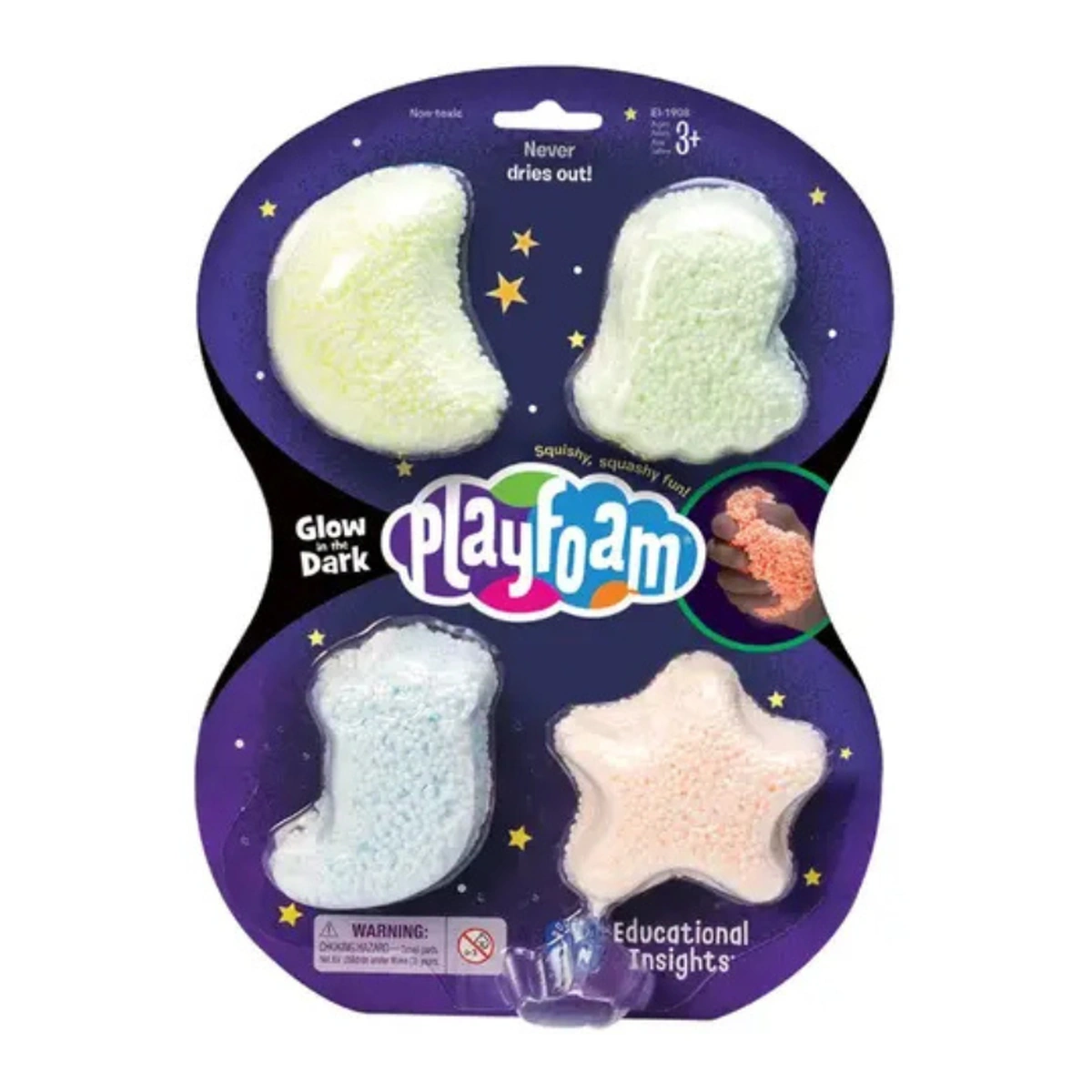 Desen, pictura si modelare - Spuma de modelat reflectorizanta - set 4 buc