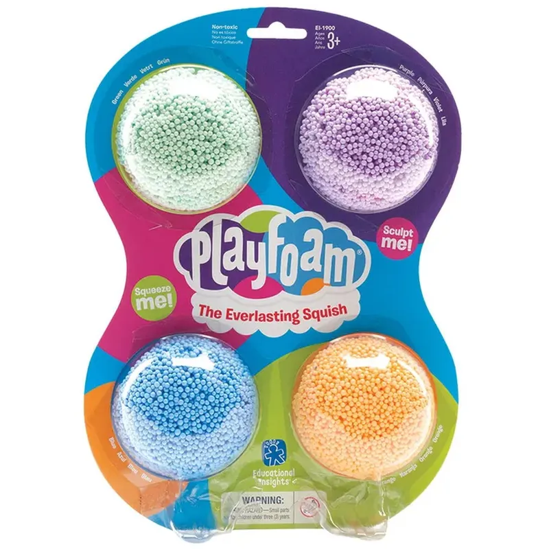 Desen, pictura si modelare - Spuma de modelat - set 4 buc