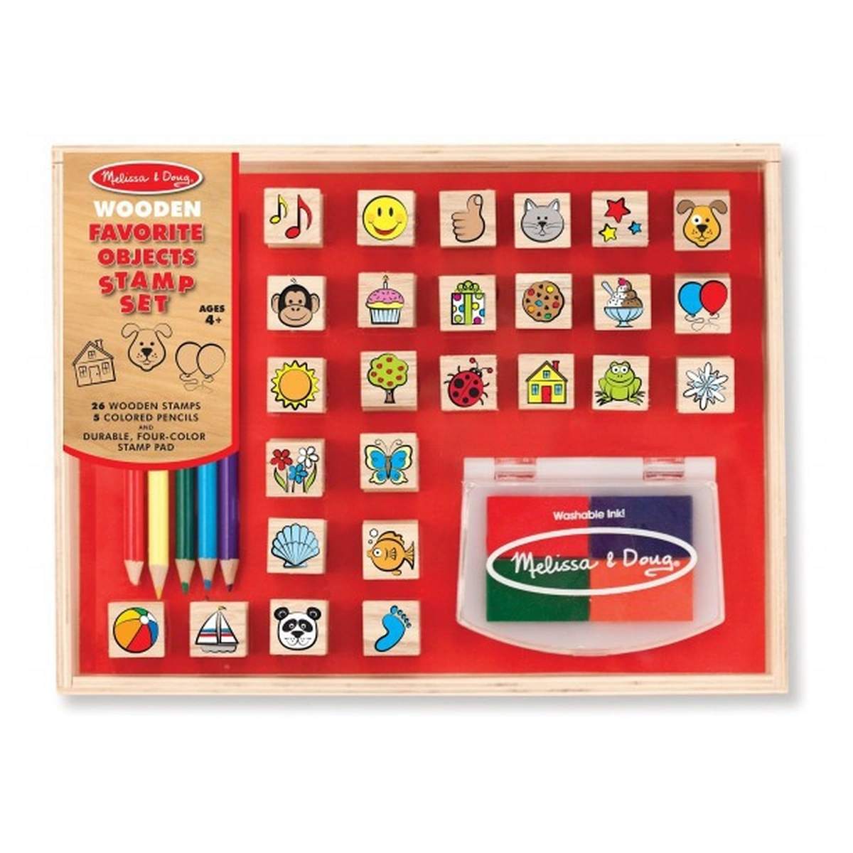 Stampile si abtibilduri - Stampile Obiectele preferate Melissa and Doug