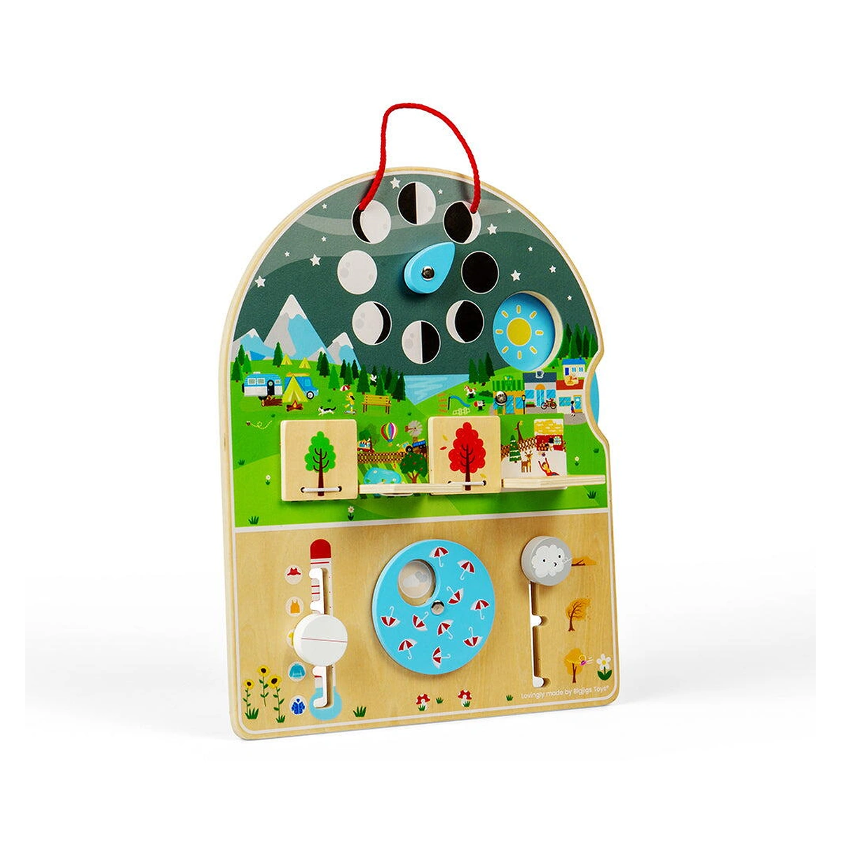 Jucarii educative - Statie meteo din lemn pentru copii BIGJIGS Toys