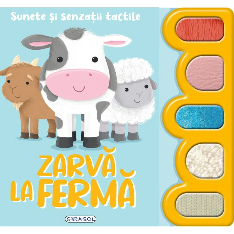 Jucarii muzicale - Sunete si senzatii tactile - Zarva la ferma