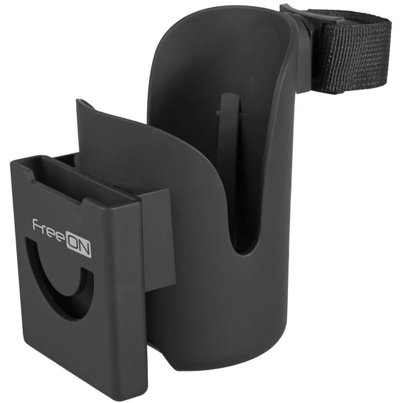 Suport pentru carucior, FreeON, Multifunctional, Pentru pahar, telefon, biberon, Black [1]