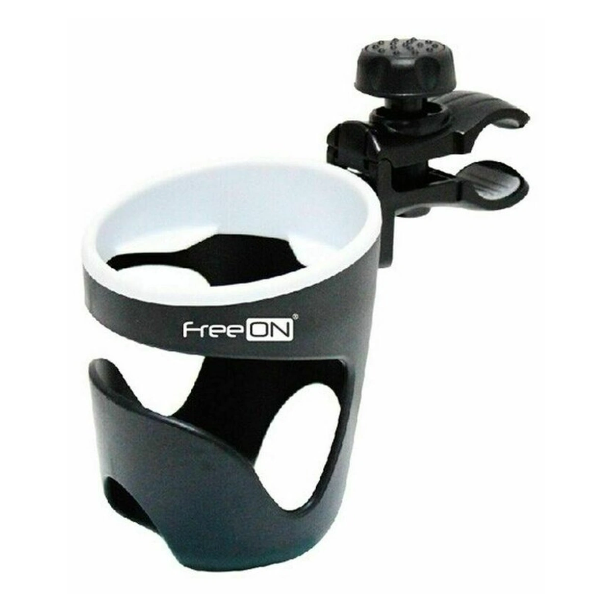 Accesorii carucioare - Suport universal pentru carucior, Pentru biberon/pahar, FreeON, Negru