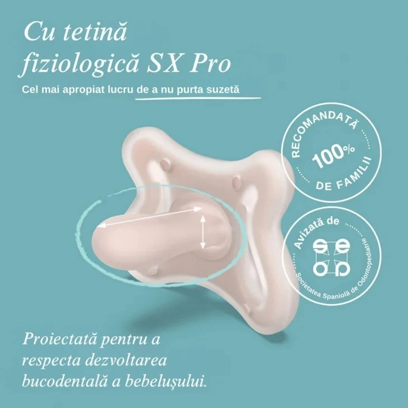 Suzetă fiziologică SX Pro 0-6 luni Zero Zero Suavinex [1]