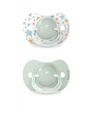 Suzetă fiziologică SX Pro din silicon, 2 buc 6-18 luni Dreams [1]