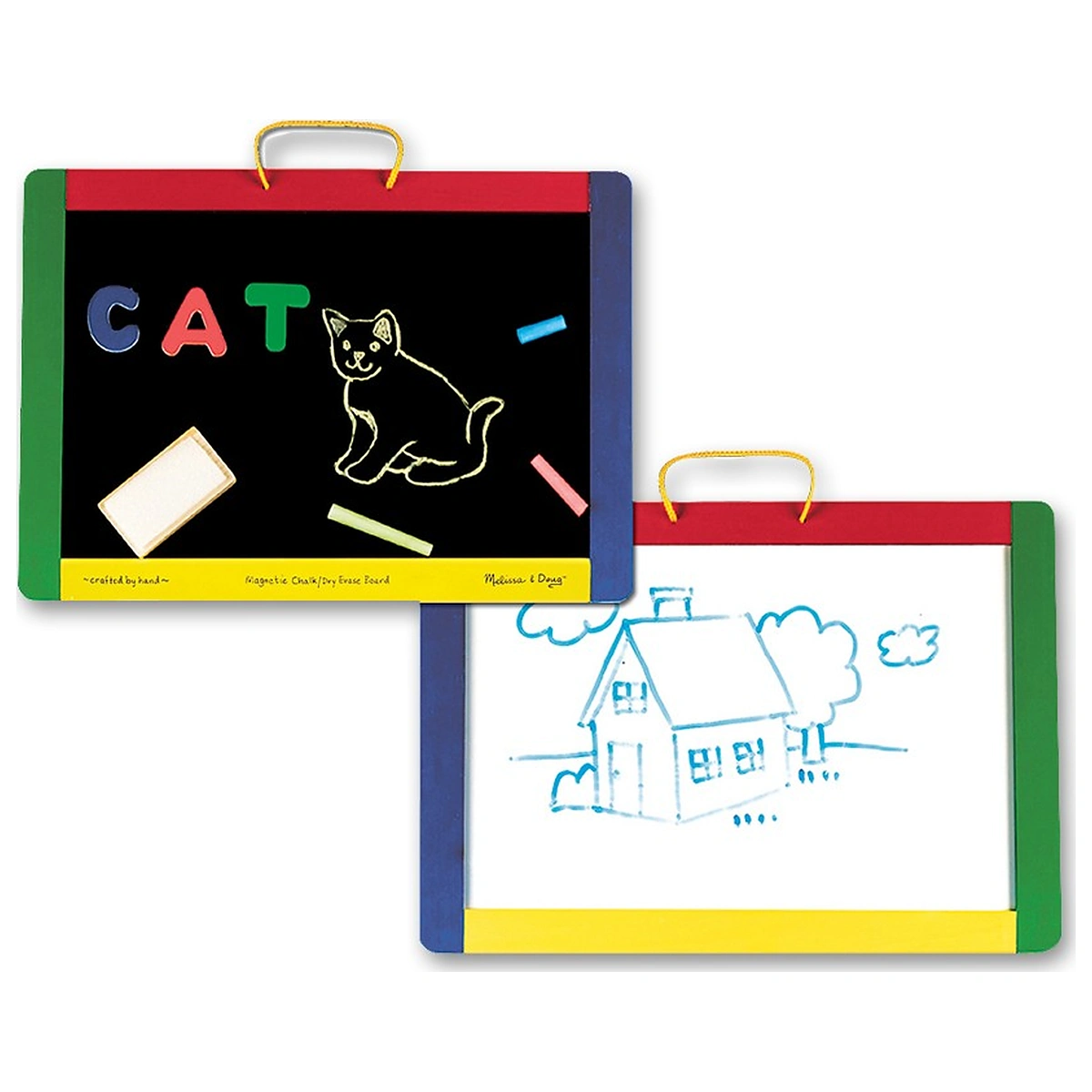 Jucarii - Tabla magnetica si de scris cu litere Melissa and Doug
