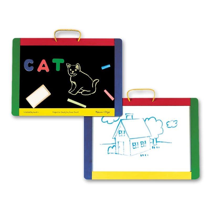 Jucarii din lemn - Tabla magnetica si de scris cu litere Melissa and Doug
