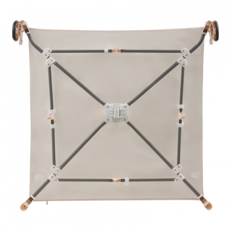 Tarc de joaca copii, Lionelo, Bonnie, Pana la 15 kg, 100 x 100 cm, Beige Sand [11]
