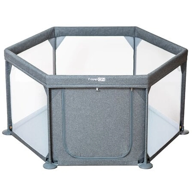 Tarcuri de joaca - Tarc de joaca pentru bebe, Hexagonal 117 x 67 x 67 cm Grey