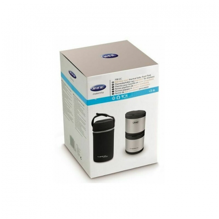 Termos mancare solida, Jane, otel inoxidabil, 2 x 500 ml, Cu gentuta din izopren [2]