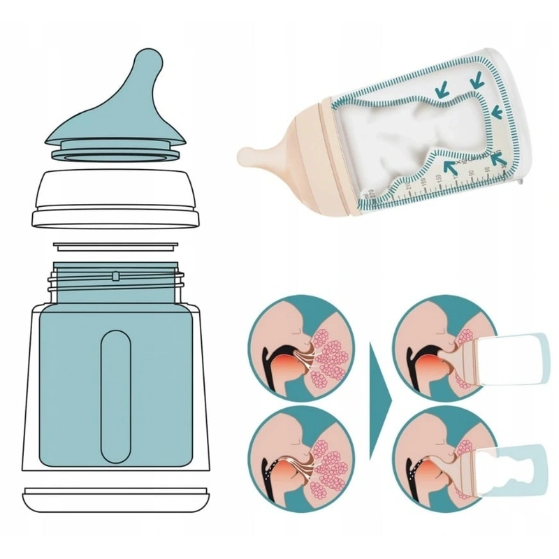 Tetina silicon anticolici, marime S, debit lent, +0 luni, Zero Zero, Suavinex, 2 buc [1]