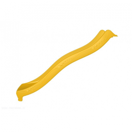 Tobogan pentru copii Yulvo, S line, 2.2 m, cu duza apa - galben  [0]