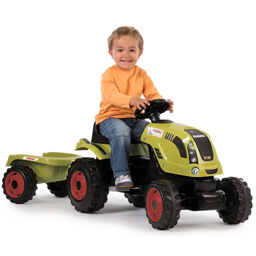 Tractor cu pedale si remorca Smoby Claas Farmer XL [5]