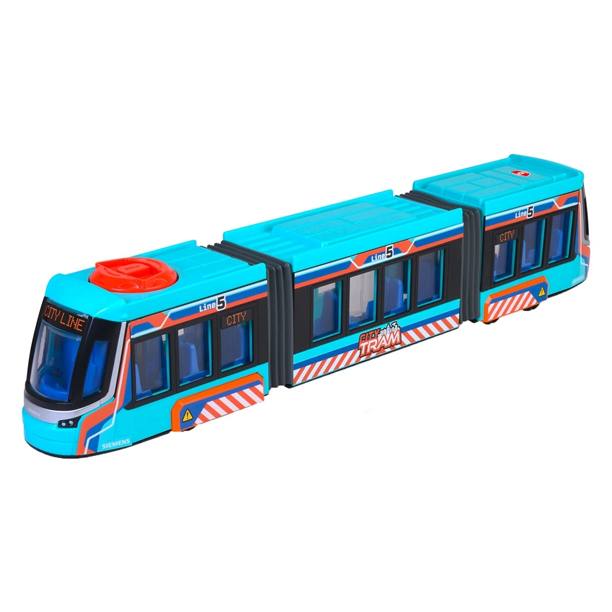 Masinute si camioane - Tramvai Dickie Siemens City Tram 41,5 cm albastru copii