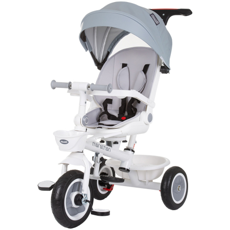 La plimbare - Tricicleta Chipolino Marathon, sezut rotativ, pozitii de inclinare, Ash grey