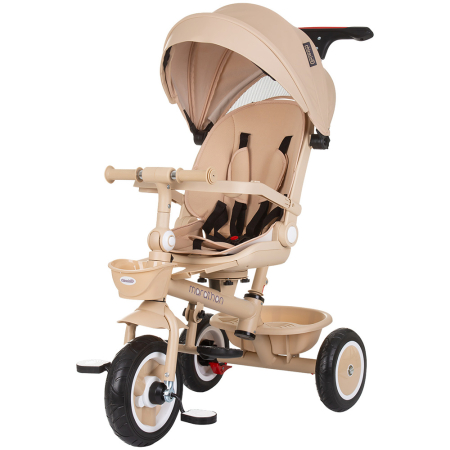 La plimbare - Tricicleta Chipolino Marathon, sezut rotativ, pozitii de inclinare, Macadamia