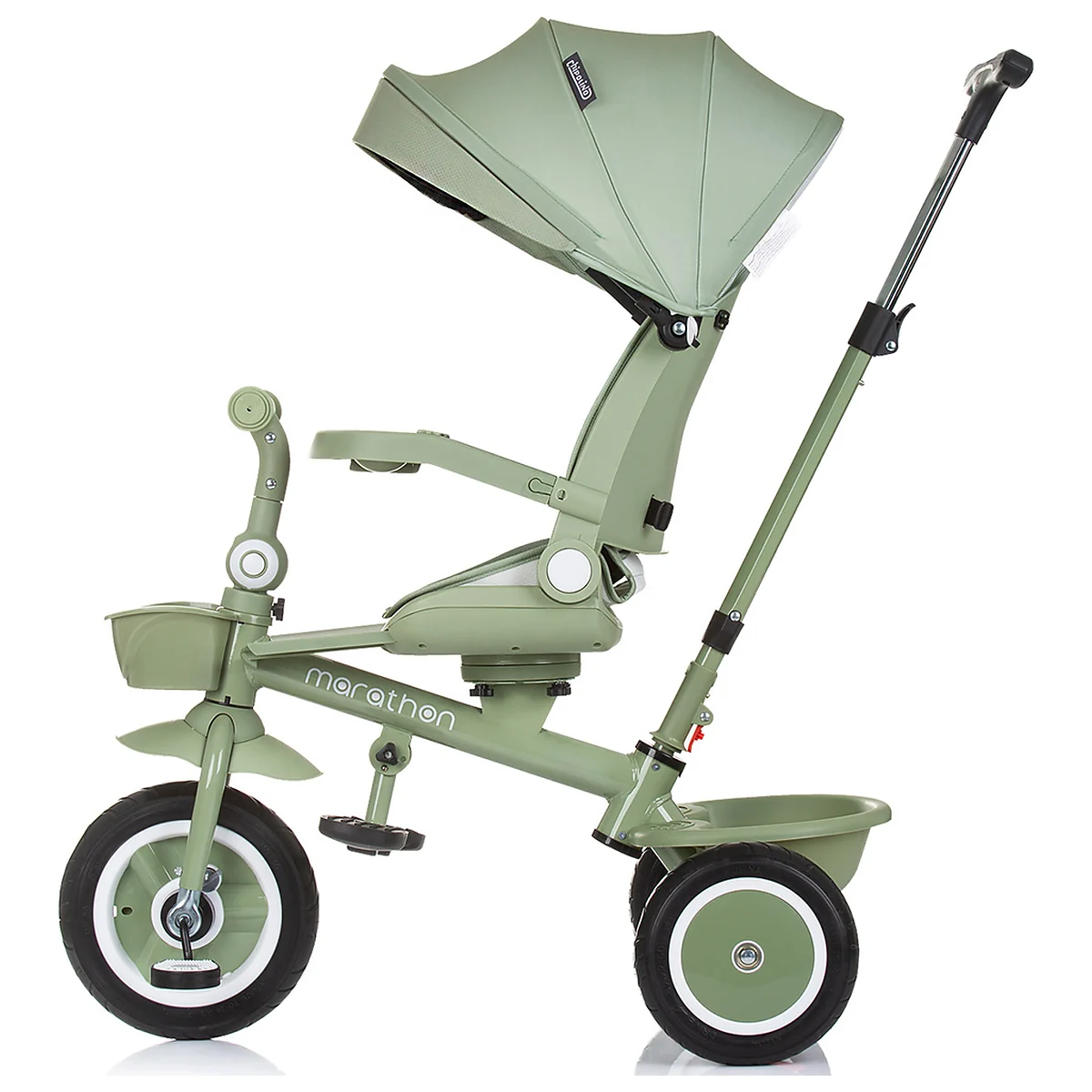 Tricicleta Chipolino Marathon, sezut rotativ, pozitii de inclinare, Pastel green [2]