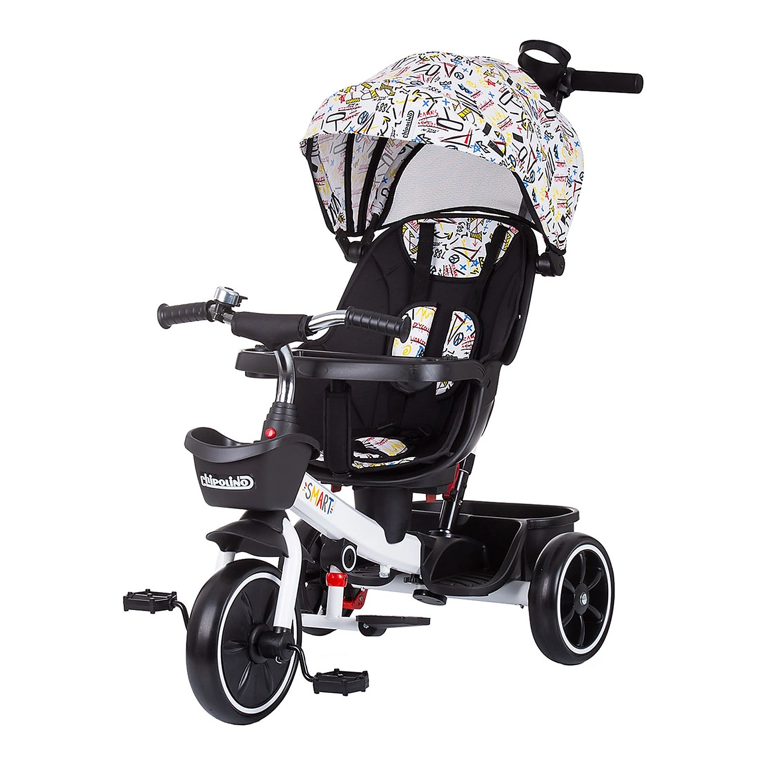 Triciclete - Tricicleta Chipolino Smart cu sezut reversibil, White