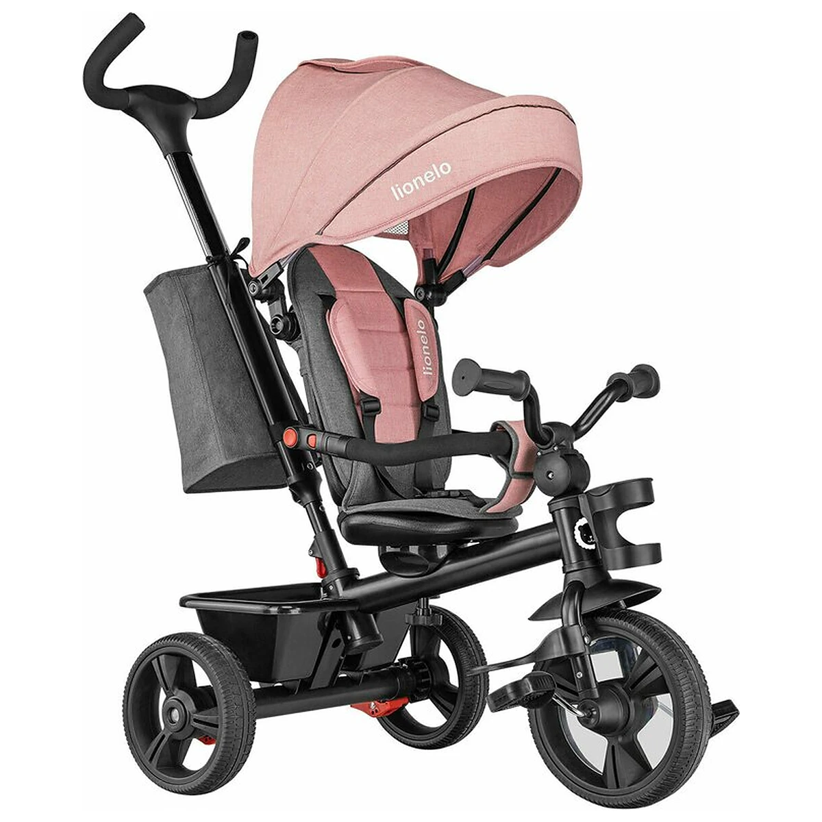 Triciclete - Tricicleta copii, Lionelo, Haari, Ultrapliabila, Multifunctionala, Suport picioare, Control al directiei, Scaun
