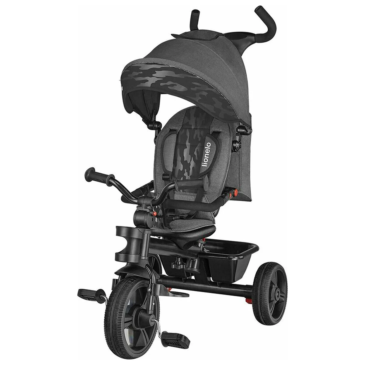 Triciclete - Tricicleta copii, Lionelo, Haari, Ultrapliabila, Multifunctionala, Suport picioare, Control al directiei, Scaun