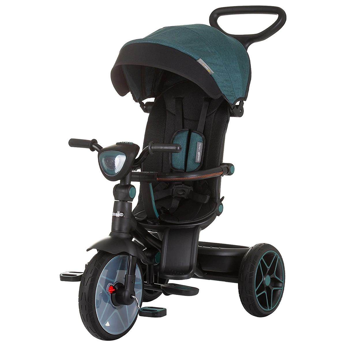 Triciclete - Tricicleta cu copertina si sezut reversibil Chipolino Derby teal 5 ani