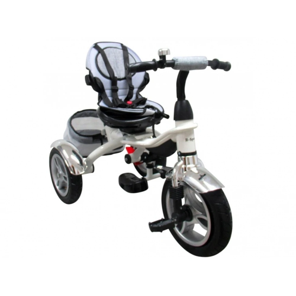 Tricicleta cu pedale 3 in 1 R-Sport T3 - Gri [5]