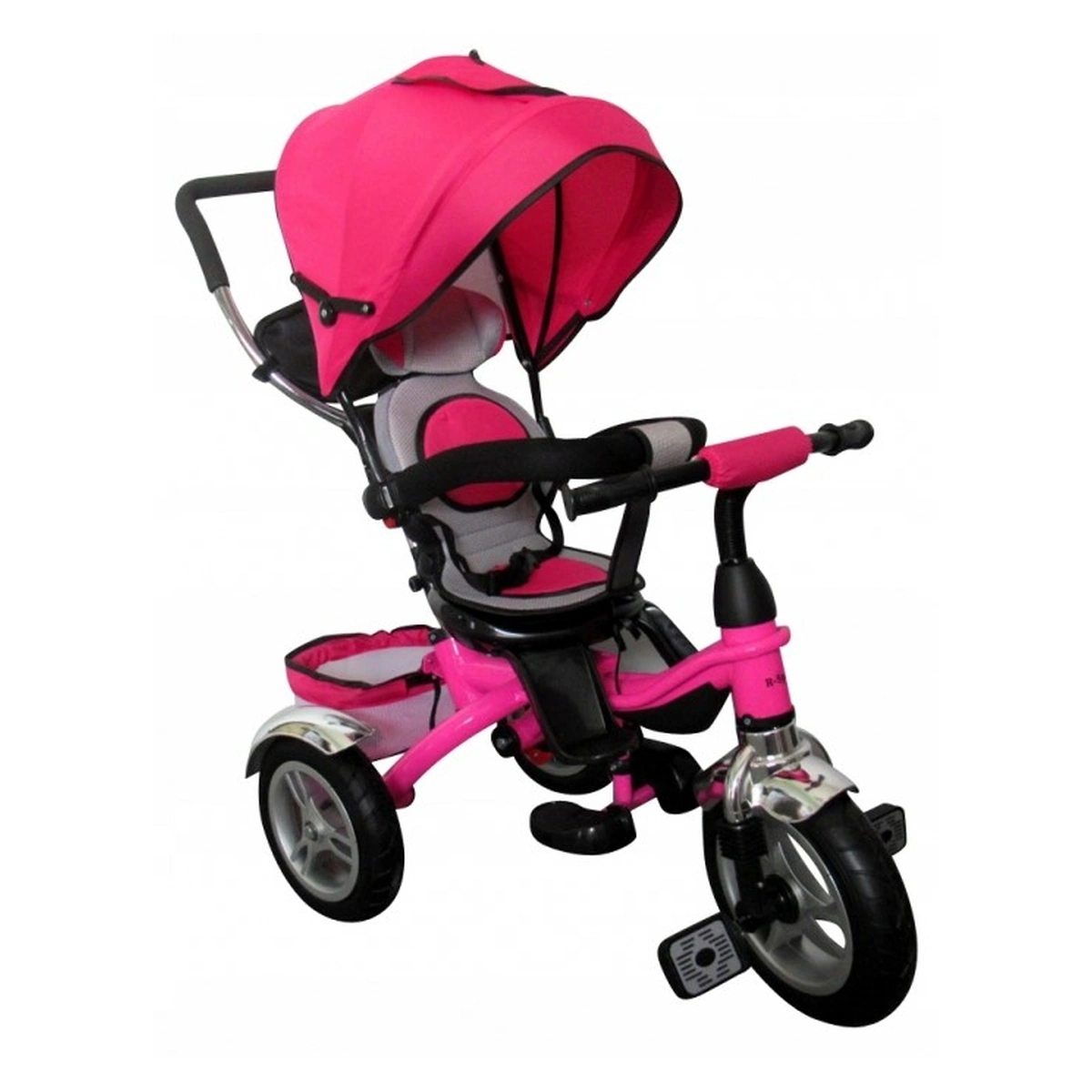 Triciclete - Tricicleta cu pedale 3 in 1 R-Sport T3 - Roz