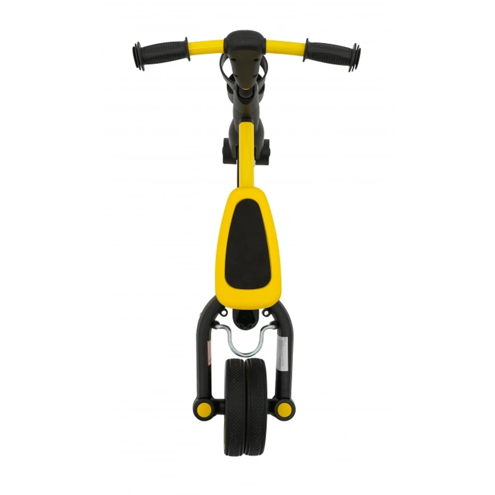 Tricicleta cu pedale 3 in 1 si roti din cauciuc SporTrike - Galben [8]