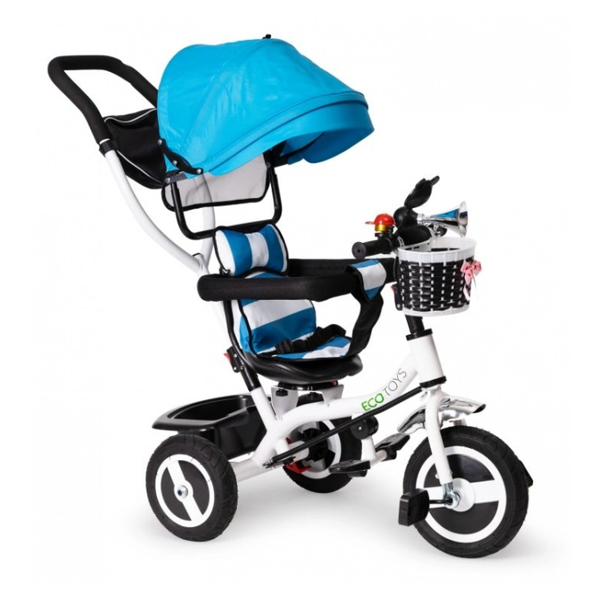 Triciclete - Tricicleta cu sezut rotativ Ecotoys JM-066-9L Albastru