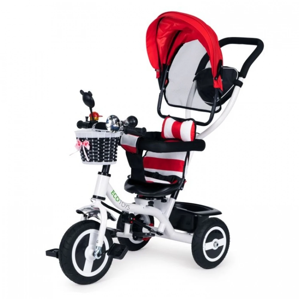 Tricicleta cu sezut rotativ Ecotoys JM-066-9L Rosu [6]