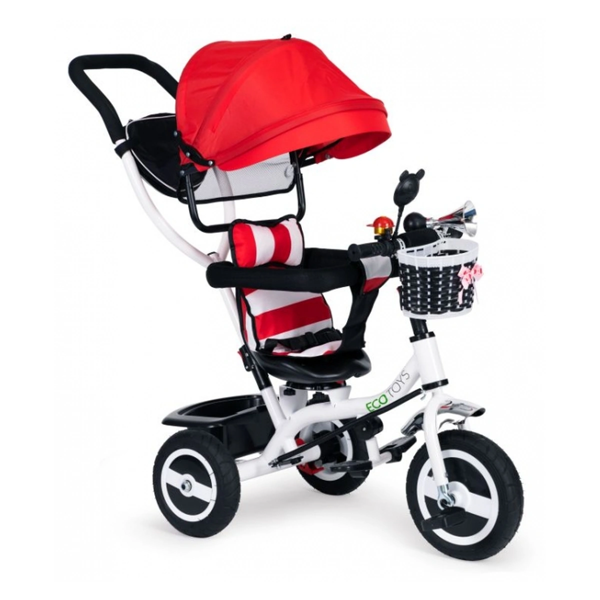 Triciclete - Tricicleta cu sezut rotativ Ecotoys JM-066-9L Rosu