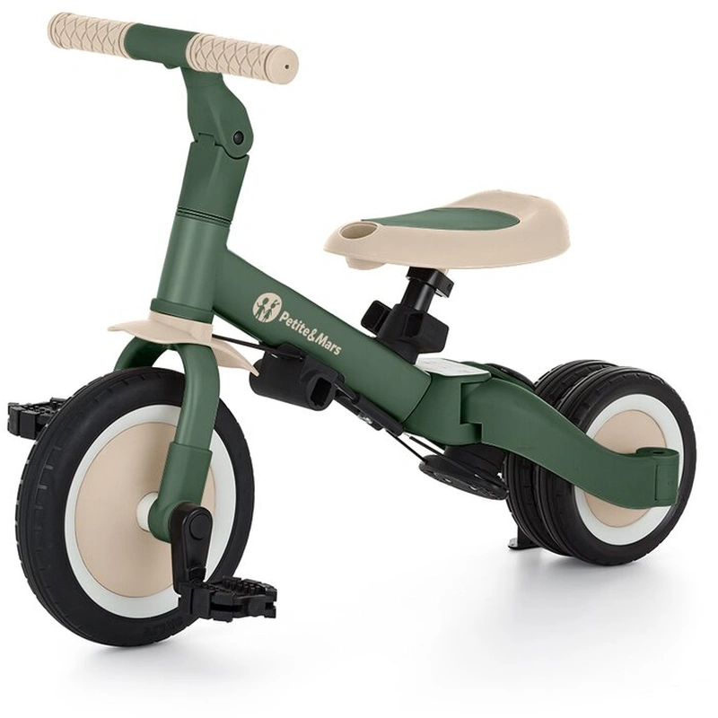 Tricicleta, Petite&Mars, Turbo, 5 in 1, Multifunctionala, 1.5-5 ani, Verde [7]