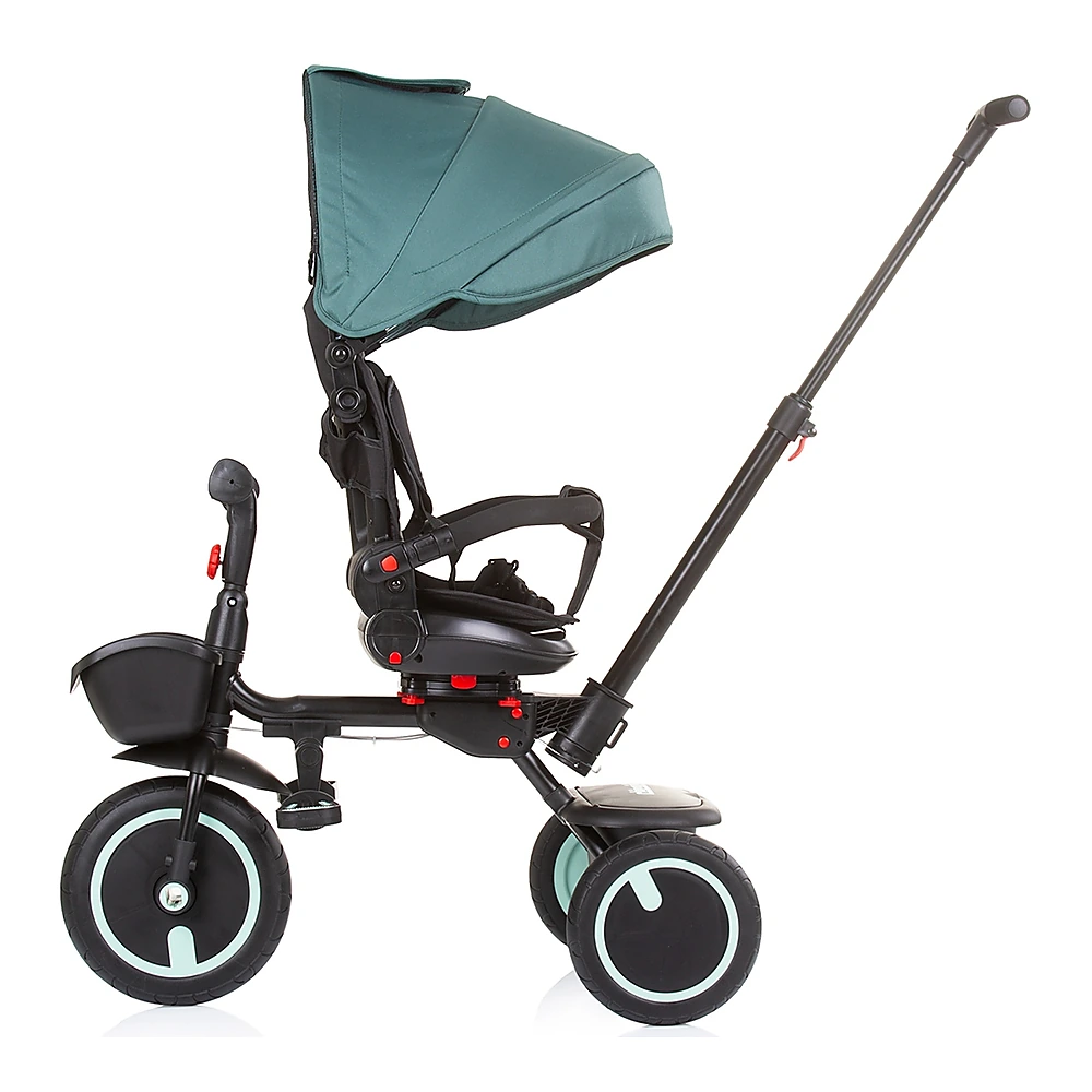 Tricicleta pliabila Chipolino Quick Fold cu sezut reversibil aloe [3]