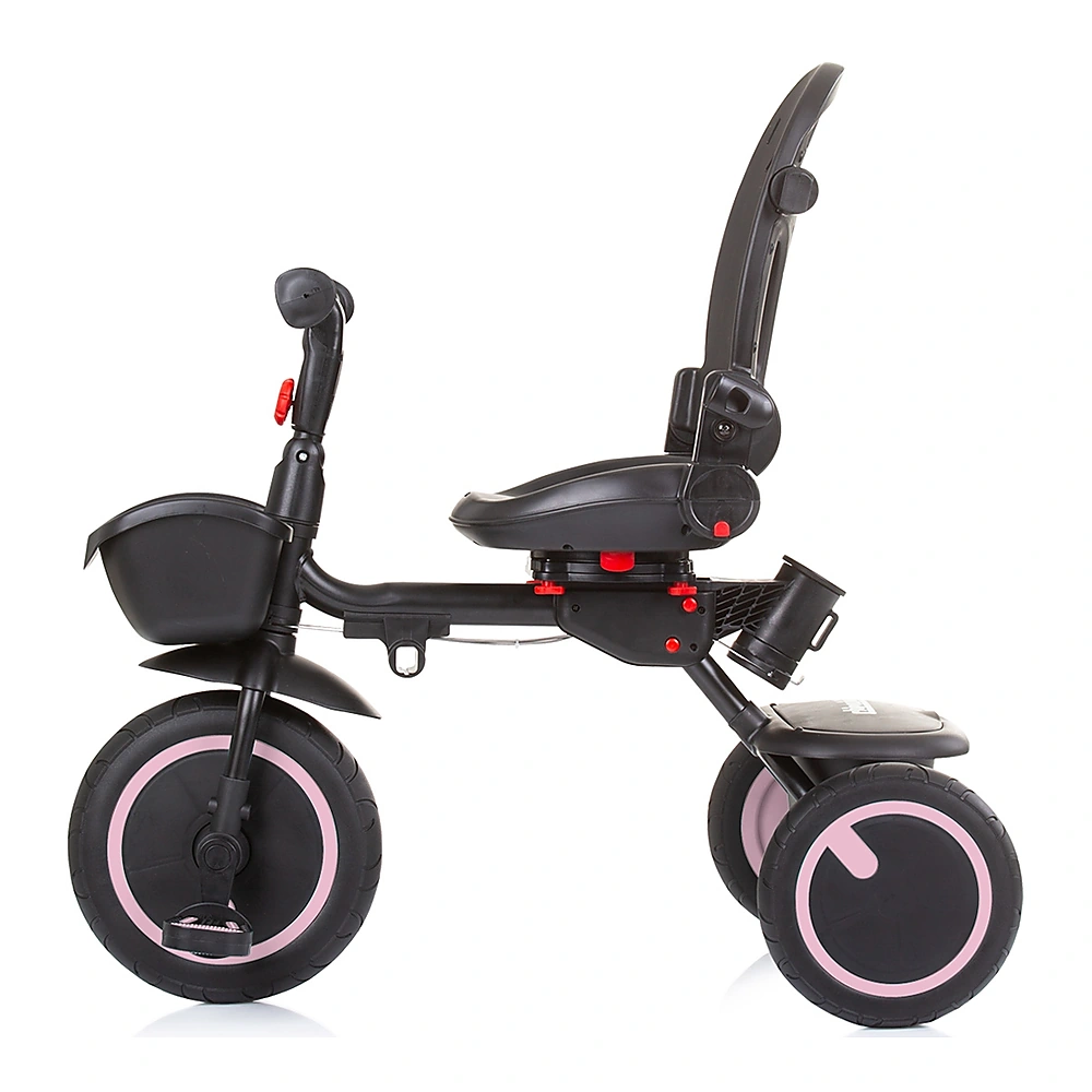 Tricicleta pliabila Chipolino Quick Fold cu sezut reversibil rose water [6]