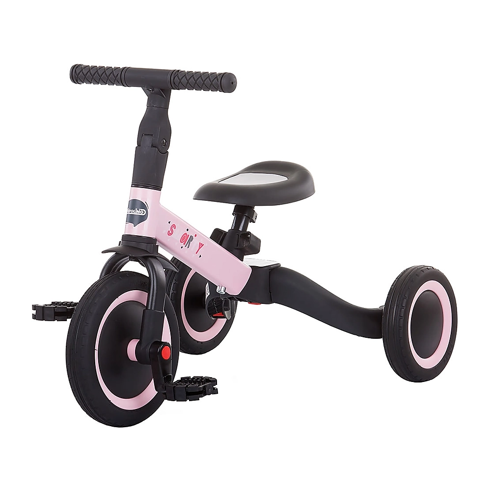 Biciclete copii - Tricicleta si bicicleta Chipolino Smarty 2 in 1 light pink